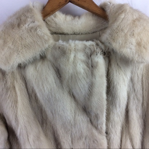 Vintage fur mink coat super fun coat very warm